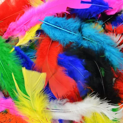 Fluffy Marabou Feathers 34g Assorted Colors • $9.55