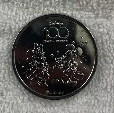 Disney 100th Anniversary Coin Medallion 2023 Disneyland Mickey And Minnie • $9.99