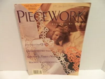 PIECEWORK Magazine  -  January/February  1996 - Beaded Tatting- A QIVIUT STORY • $2.88