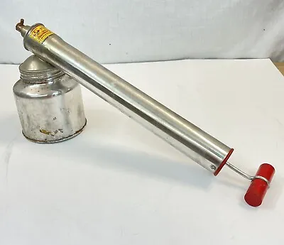 Vintage Hudson Eclipse Stainless Insect Hand Sprayer Pumper Bug Flying Flies • $9.96