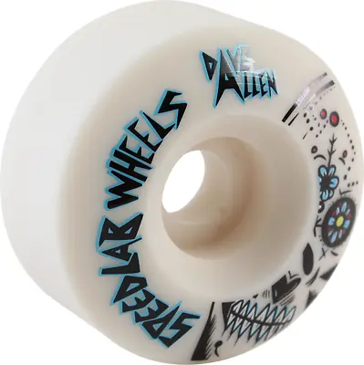 SPEEDLAB DAVE ALLEN PRO 60mm 101a WHITE SKATEBOARD WHEELS • $49.99