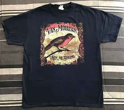 Van Morrison T-shirt 2016 Hollywood Bowl Show W/ Tom Jones Men's L RARE • $30