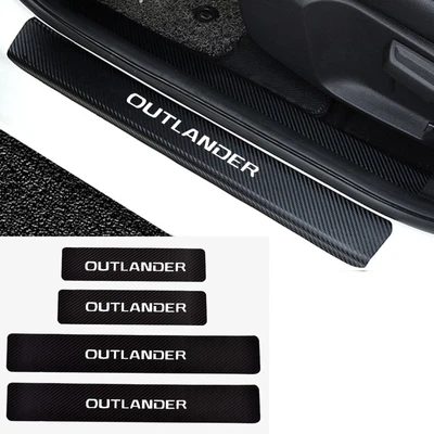 $23.10 • Buy For Mitsubishi Outlander Car Door Sill Scuff Anti Scratch Sticker Protector