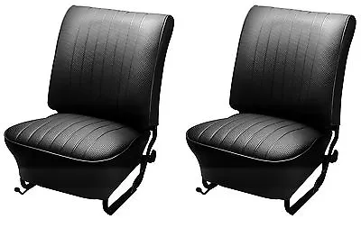 $229.95 • Buy 65-67 VW Bug Sdn/Conv Front Seat Upholstery, Basketweave (Message Color)