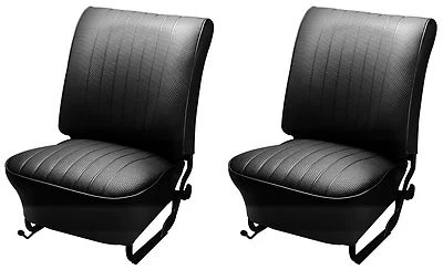 $229.95 • Buy 65-67 VW Bug Sdn/Conv Front Seat Upholstery, Basketweave (Message Color)