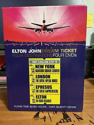 Elton John Dream Ticket (DVD 2005 3 Of 4-Disc Set) London Ephesus Four Decade • $3.85