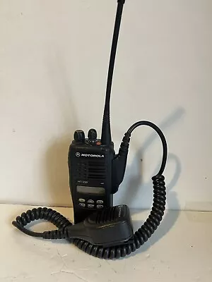 Motorola HT1250 Handheld Radio AAH25RDF9AA5AN With Microphone Antena Battery  • $99.99