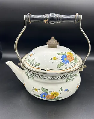 Vintage ? Villeroy & Boch Alt Amsterdam Metal/Enamel Tea Kettle  SKU 1068 • $35