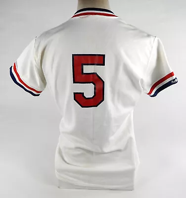 1994 Madison Hatters #5 Game Used White Jersey 44 DP71585 • $99.99