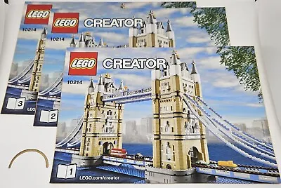£13.99 • Buy Lego Tower Bridge 10214 Sculptures (ALTERNATE PATTERN) INSTRUCTIONS ONLY NEW