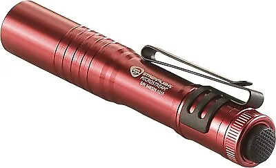 Streamlight 66323 Red Microstream LED Flashlight 45 Lumens Reverse + Battery • $23.50