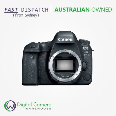 Canon EOS 6D Mark II Black DSLR Camera - Body Only - 26.2 Megapixel Full Frame • $2298.85