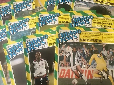 £2.50 • Buy West Brom WBA Bromwich Albion HOME & AWAY Programmes 1980/81 League & Cup