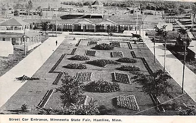 Postcard Streetcar Entrance Minnesota State Fair Hamline MN C1908 • $6.63