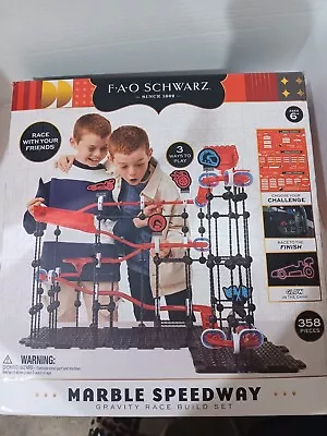 FAO Schwartz Marble Speedway Marble Race Build Set • $15