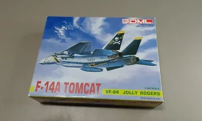 DML 1/144 F-14A Tomcat VF-84 Jolly Rogers Airplane Model Kit # 4506 Open Box New • $19.99