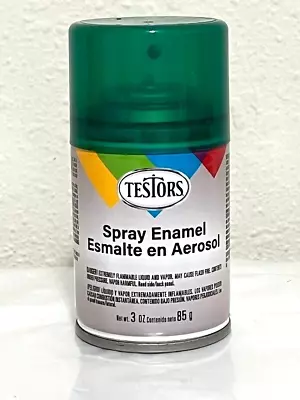 Testors Spray Paint ~  Custom Green 1601T  ~  Transparent  Enamel 3oz  Hobbies ✨ • $7.25