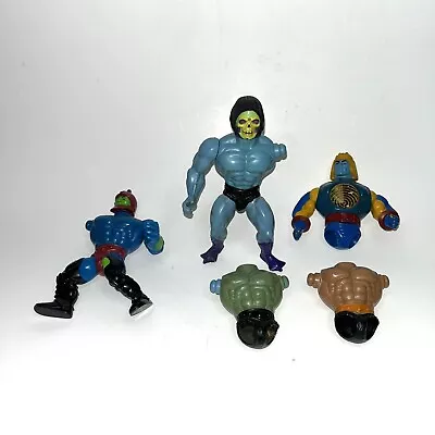 Vintage MOTU Masters Of The Universe Action Figure Lot For Parts & Repairs • $19.99