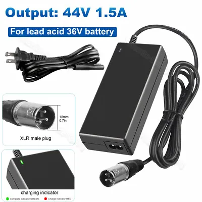 44V 1.5A 36V Lead Acid Battery Charger For Schwinn S600 S750 Electric Scooter • $14.49
