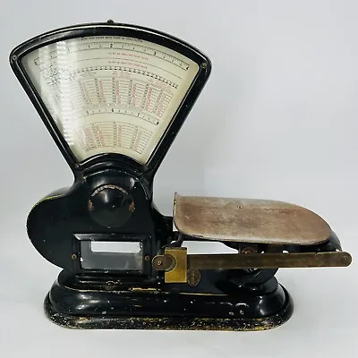 Antique 4 Pound Cast Iron Mailing Toledo Scale Company Style  1919 #914 • $350