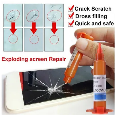 £3.30 • Buy UV Glue Adhesive Fix Liquid Full Glue Cell Phone Repair Tool For Screen Repair
