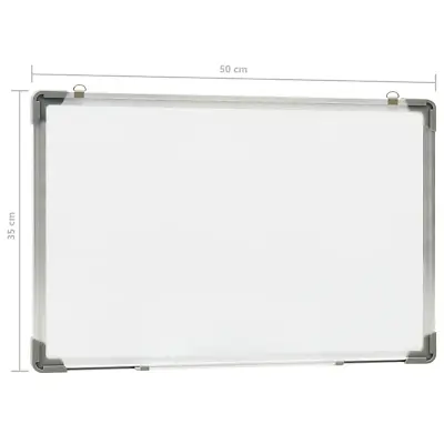 Magnetic Dry-erase Whiteboard White Steel Presentation Supply Message Boards • £27.03