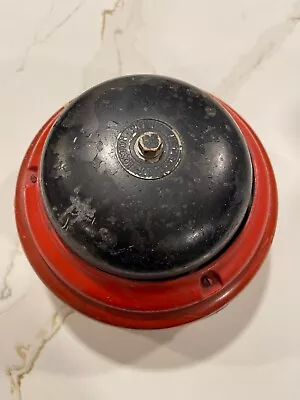 Vintage Antique  Holtzer Cabot Round Fire House Alarm Bell Box Pull Station RARE • $49.99