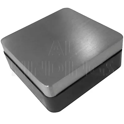 Solid Steel Rubber Dapping Doming Bench Block Anvil 65 X 65 X 25mm Craft Tool  • £11.99