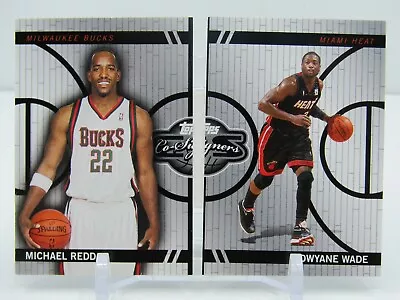 Michael Redd/dwyane Wade 2008-09 Topps Co-signers Silver Pull Apart! #248/899! • $9