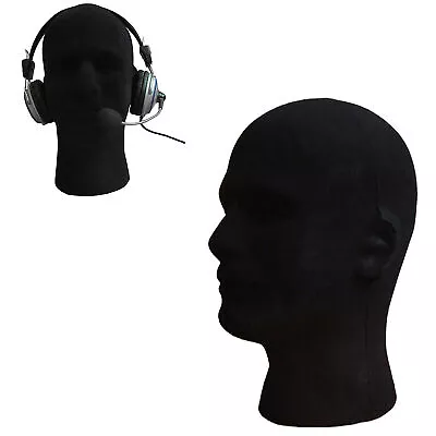 Flocking Foam Mannequin Head Male Wig Hat Glasses Display Manikin Display Stand  • $9.46