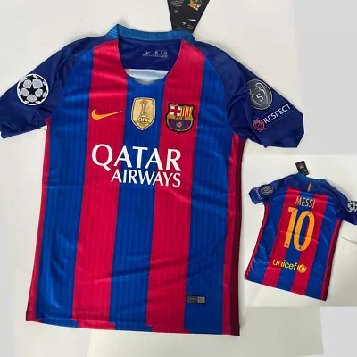 Jersey Soccer Barcelona Messi Camiseta Playera Futbol Size S - M - L • $54.97