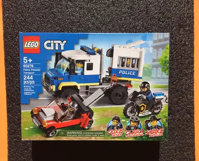 LEGO 60276 CITY Police Prisoner Transport Mini Figures Motorcycle Car Set • $22