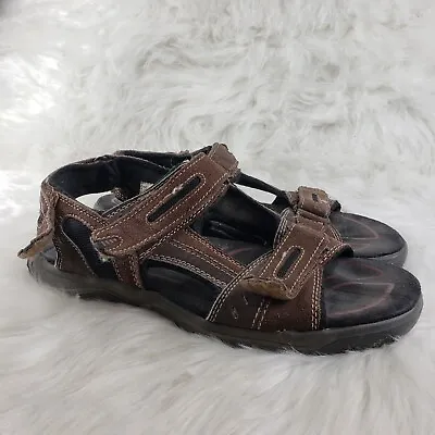 MOSSIMO Brown Leather Mens Active Outdoor Sandals Size US 10.5 • $22.99