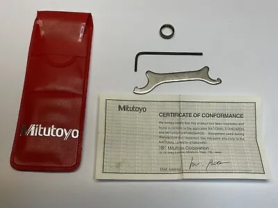 *NEW* Mitutoyo Digital Micrometer Anvil Repair Part - Retaining Ring W/ Cert • $19.98