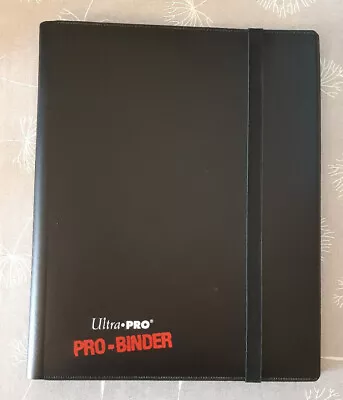 Ultra PRO PRO-Binder 9-pocket 360 Cards BLACK [Pokemon/MTG/Yu-Gi-Oh!] • £12.95