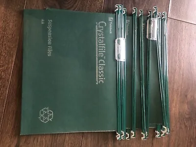 £6 • Buy Twin Lock Green Foolscap Hanging Suspension Files Cabinet  X 12 Size 14 X 9.5”