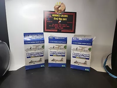 F-Toys Maritime Patrol Aircraft Collection 1/144 Grumman E-2C-A E-2C-C S3-B  • $185