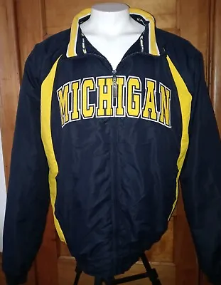 Michigan Wolverines NCAA Vintage 90’s Colosseum Full Zip Jacket Mens 2XL • $34.99