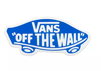 VANS Off The Wall Skateboard Sticker 4.25  Blue/white Sk8 • $5.95