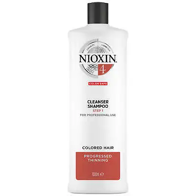 Nioxin System 4 Cleanser Shampoo 1 Litre • $52.99