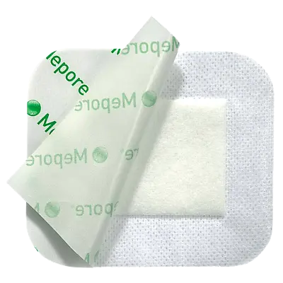 10 X Mepore Self Adhesive Sterile Dressing 6cm X 7cm Cuts Burns Wounds • £3.49