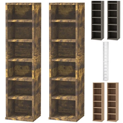 Rack Per CD/DVD Atlantic Media Stix - Set Da 4 Pezzi Nero, Da Parete, Per Archiviazione Compatta - Foto 4