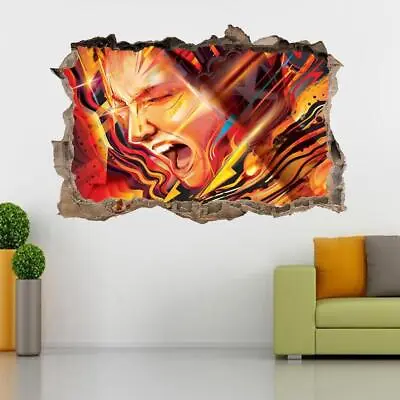 Dark Phoenix Movie 3D Smashed Wall Sticker Decal Art Mural X-Men Marvel FS • $17.99