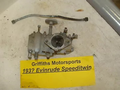 Vintage 30's EVINRUDE SPEEDITWIN Opposed Outboard Motor Oem Carb Carburetor Knob • $149