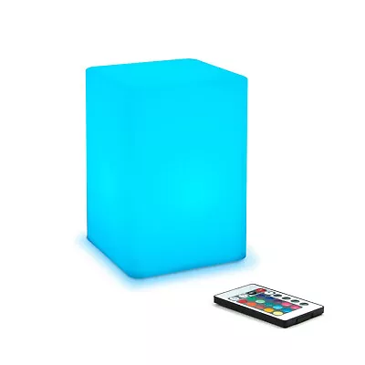 Remote Night Light LED Rechargeable Lamp RGB Desk Mood Light Outdoor Decor IP65 • $59.31