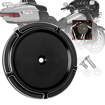 $45.98 • Buy Black CNC Stage 1 Big Sucker Air Cleaner Cover For Harley Dyna Softail Sportster