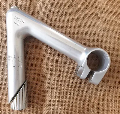 Nitto 120 Njs Track Stem Quill 25.4 Vintage Old Keirin Pursuit Bike Japan • $55