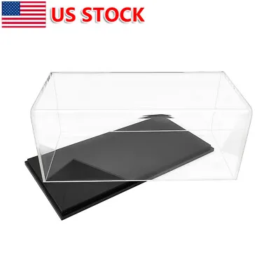 1:43 Acrylic Case Display Box Show Transparent Dust Proof + Base For Car Model • $12.99