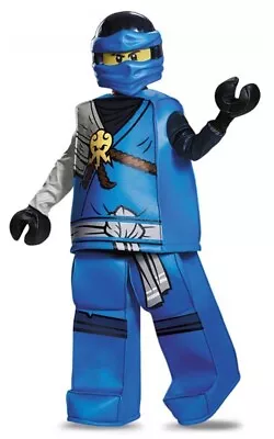 Licensed Jay Ninjago Prestige Child Boys Lego Fancy Dress Halloween Costume • $106.99