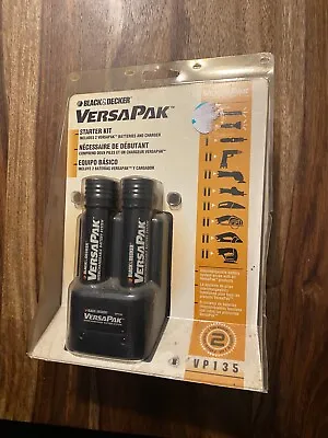 Black & Decker VersaPak VP135 Includes 2 Batteries And Charger NEW SEALED • $55